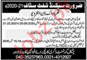 Government Degree College for Women Lahore Jobs 2020