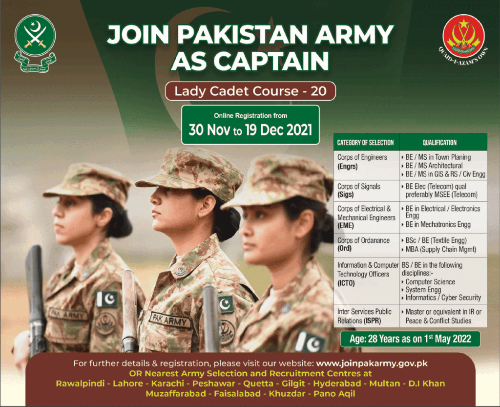 Lady Cadet Course
