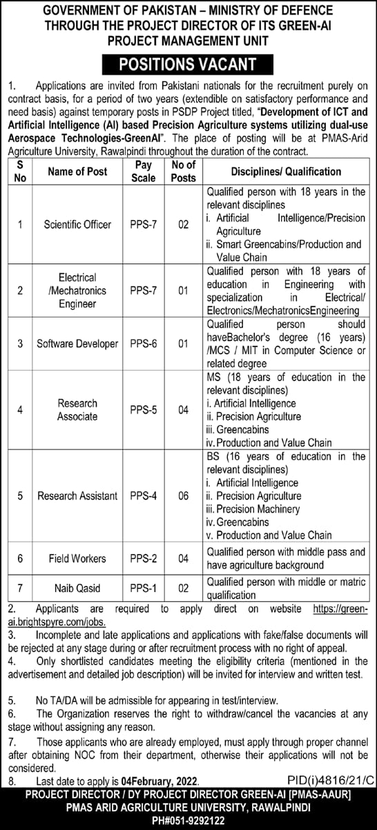 MoD Jobs
