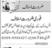 Clerk & Accounts Manager Jobs 2026 In Karachi in October