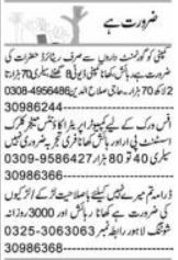 Accounts Manager & Models Jobs 2026 In Lahore in October