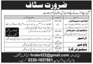 Private Group Rawalpindi Jobs 2026 in October