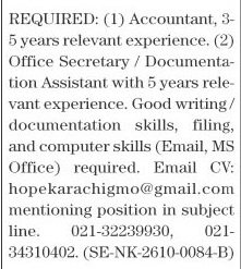 Documentation Assistant & Office Secretary Jobs 2026 in October