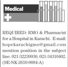 Resident Medical Officer & Pharmacist Jobs 2026 in October